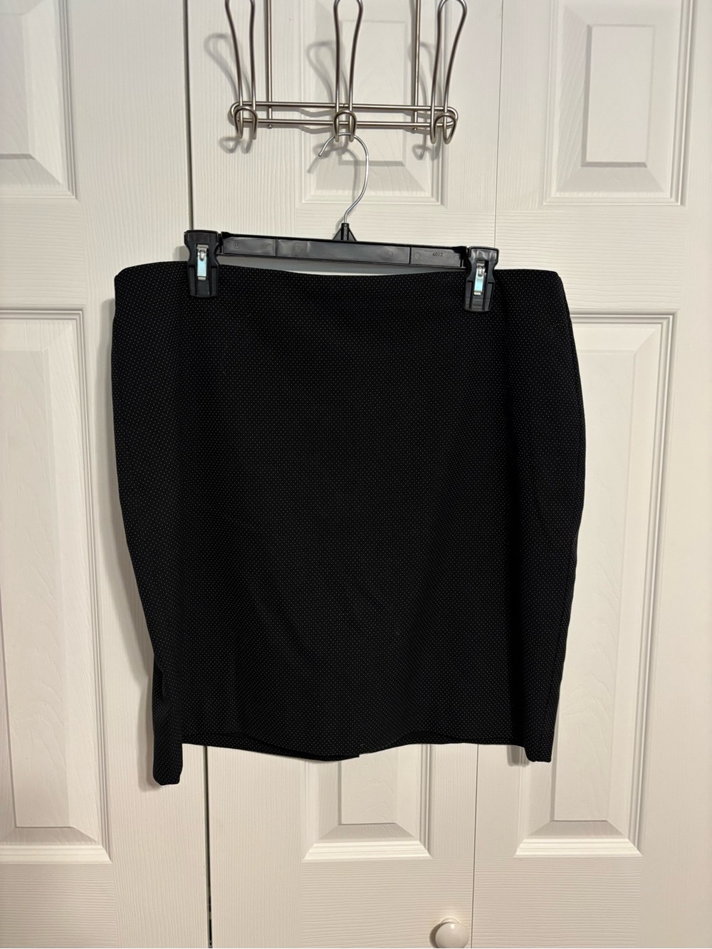 Banana Republic Black Pencil Skirt with Dots